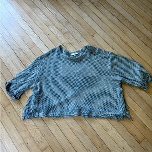 Loose blue summer top